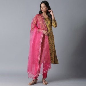 Women Pink Color Cotton Salwar